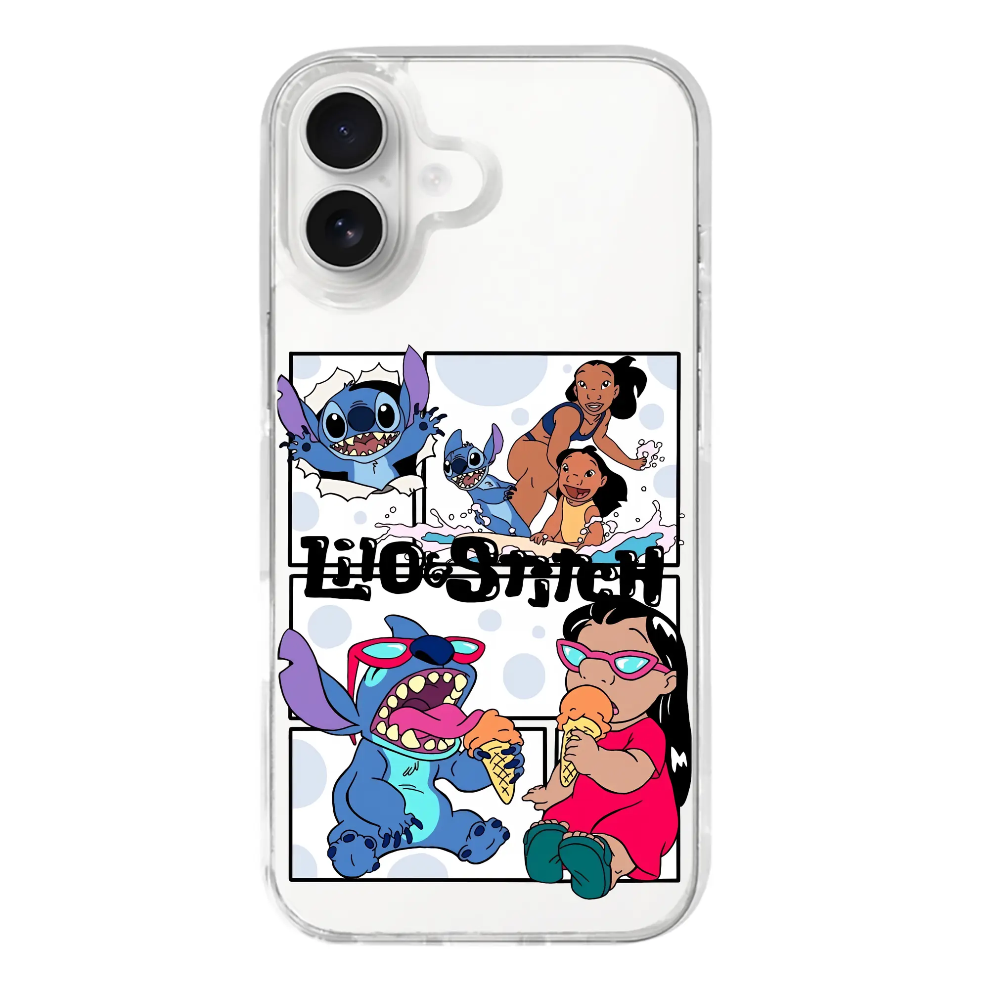 リロ＆スティッチ グッズ ジャンバ博士 - iPhone 17シリーズ 透明スマホケース – 薄型・耐衝撃・精密フィット保護カバー